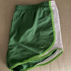 Green Nike shorts!!